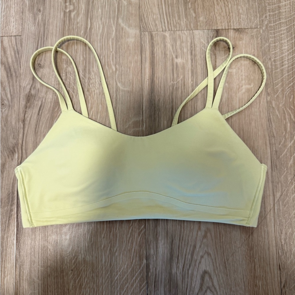 Lululemon Athletica Soft Yellow Bra